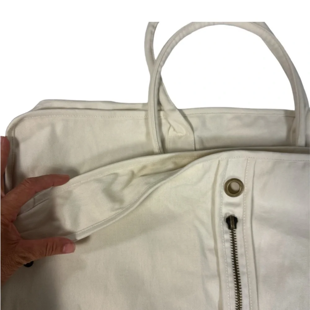 Alexander McQueen Canvas Garment Bag LONG WEDDING Dustproof and ICONIC TRAVEL